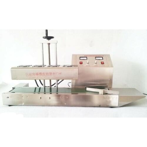 Aluminum foil bottle continuous induction sealing machine,Max 160 bottles/min ATT