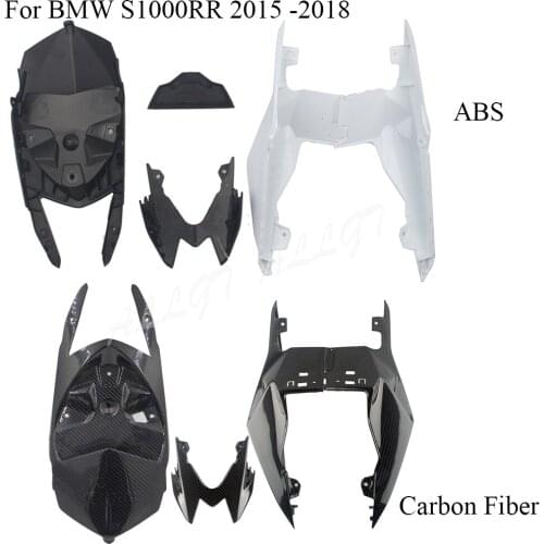 Pre-Preg 3K Twill Real Carbon/ABS Plastic Rear Seat Side Pannel Light Cover For BMW S1000RR 2015 2016 2017 2018