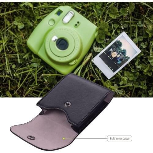 For Fujifilm Instax Mini Film Bag Waterproof PU Leather Photo Storage Bag Pouch Pocket Case for fuji Square SQ20 SQ10 SQ6 Camera