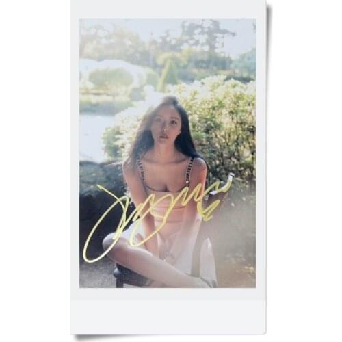 T-ARA TARA Park Hyo Min HYOMIN Autographed Photo Whats my name 4*6 free shipping 06201704