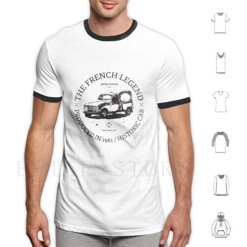 4L Van T Shirt Men Cotton 6Xl 4L Van Club 4L Van Car Legendary Car Vintage Car Old Car Classic Car Retro Car Classiccar France