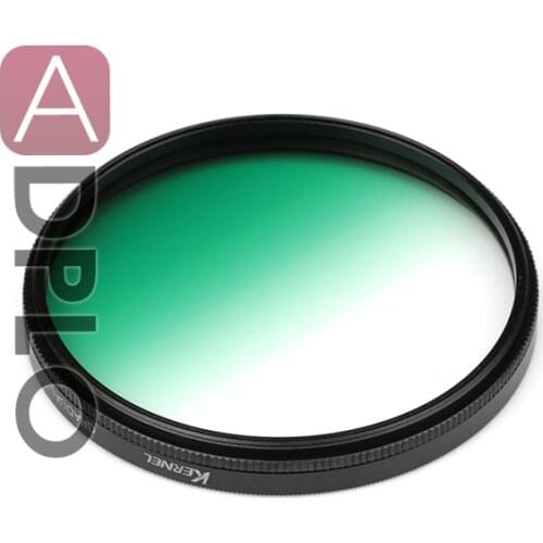 52MM/55MM/58mm/62MM/67MM/77MM Graduated Green (Neutral Density) Lens Color Filter for DSLR Cameras