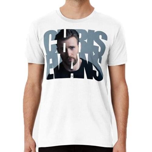ChRIS EVans Classic Shirt Women Men Unisex Shirt Short Sleeve Cotton T-Shirt Clothing Casual Gift for Women Men Black