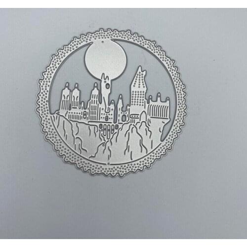 Beautiful castle Metal Cutting Dies Stencils Scrapbooking Decorative Embossing Folder Carbon Steel Paper Card DIY