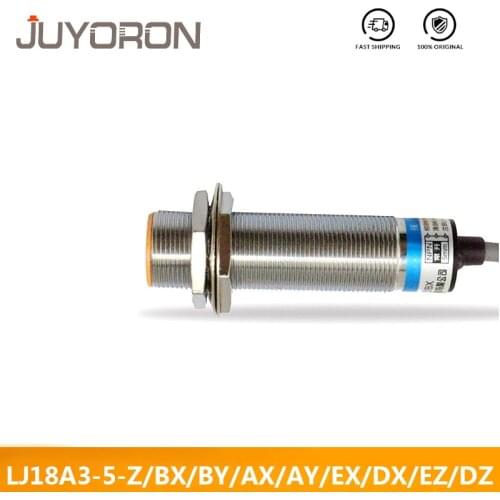 LJ18A3-5-Z/BX/BY/AX/AY/EX/DX/EZ/DZ Cylinder Inductive Promixity Sensor Switch M18 NPN PNP 5MM DC 6~36V