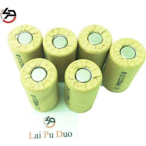 LPD 6pcs /1lot NI-CD SC 2000mah 1.2V 2017 newest 100% Original power tool battery Rechargeable battery high power battery cell