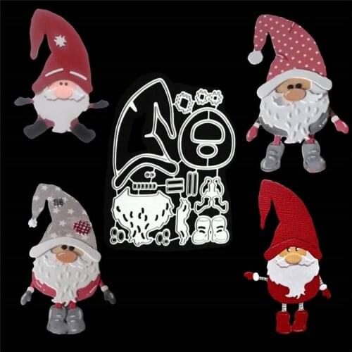 Santa Claus Metal Cutting Dies for Scrapbooking Handmade Tools Mold Cut Stencil New DIY Card Make Mould Model Craft Decoration
