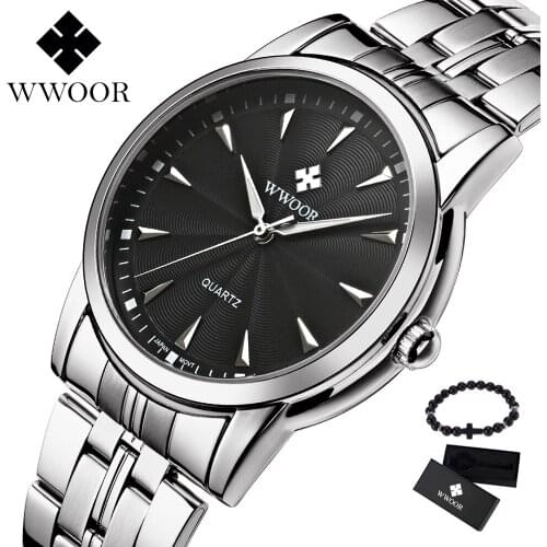 2019 Hot Sale Brand WWOOR Watches Men quartz Analog Military male Watches Men Sports army Watch box Waterproof Relogio Masculino