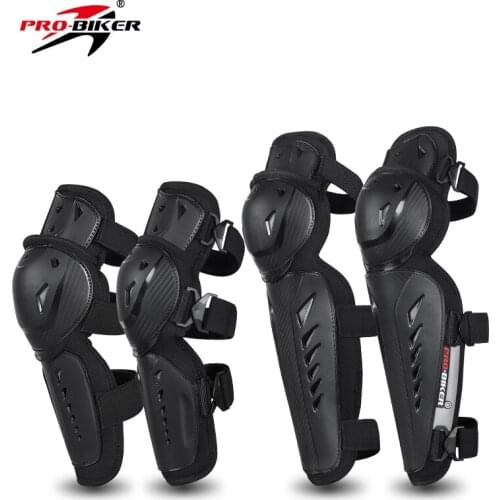 Four-piece set of knee pads and elbow pads for motorcycles Cross-country riders protective gear and riding anti-fall equipment
