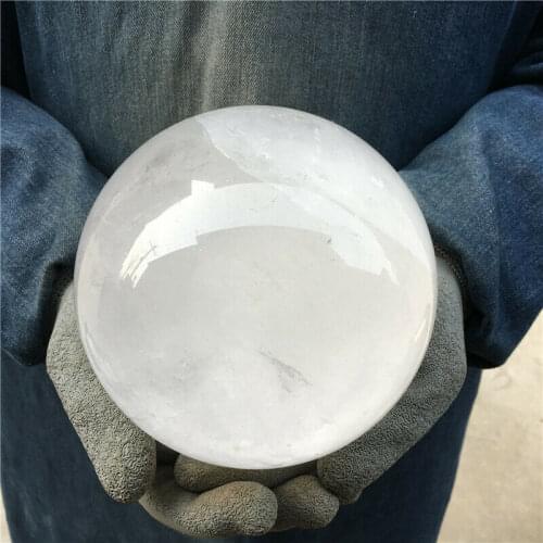 Natural clear white Quartz Sphere Crystal Ball Healing++Support wholesale customization
