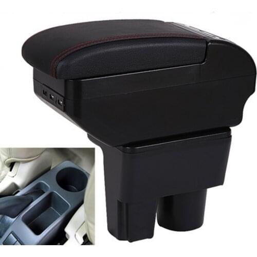 For Suzuki Liana A6 Armrest Interior Parts Car Armrest box Retrofit parts Storage box car accessories Interior with USB LED