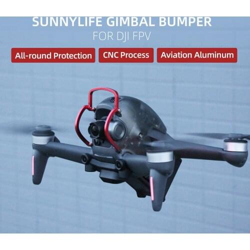Gimbal Bumper for DJI FPV Combo Drone Gimbal Camera Top Protection Bar Protection Bar Anti-collision Aluminum Alloy Accessory