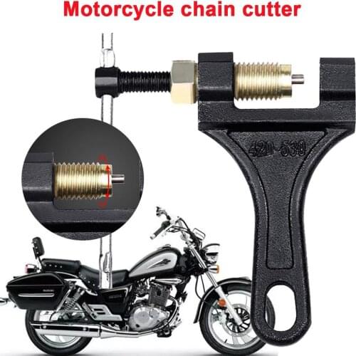 Universal Motorcycle Chain Breaker Link Removal Splitter Motor Chain Cutter Riveting Tool Dechainer Chain Cutter 420/428/530