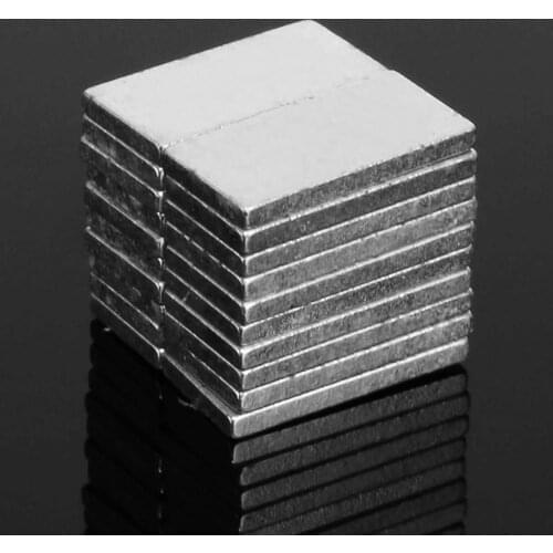 20Pcs Multipurpose 10x5x1mm Strong Rectangle Plate N42 NdFeB Rare Earth Magnet