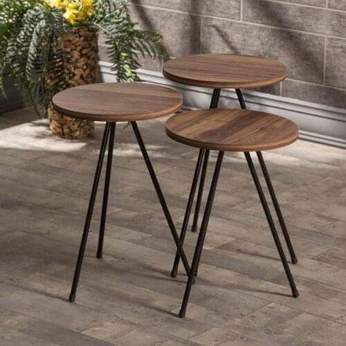 3 Coffee Table Roma Nesting Table Brown Black Roma Nesting Table Living Coffee Table
