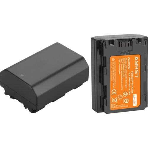 2600mAh NP-FZ100 NP FZ100 Camera Battery Akkus for Sony NPFZ100 Z-Series, Alpha A7 III, A7R III, A9, A9R, A9S, A6600