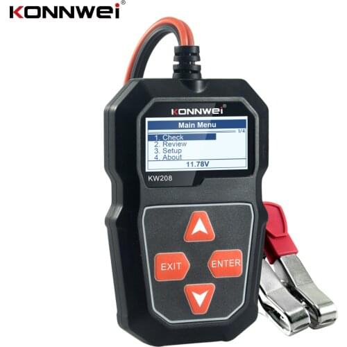 Ancel BA201 12V Battery Test Battery Detector Car Battery Charger Tester Analyzer Car Charging Cricut Load Tester Analyzer Tools