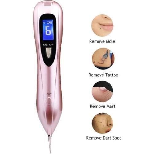 NEW LCD Face Skin Dark Spot Remover Laser Mole Wart Removal pen Tattoo Freckle Removal Machine Facial Freckle Tag Plasma Pen