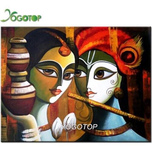 Buddha Radha Krishna True Love religious diamond painting cross stitch 3d square round diamond embroidery 5d icon mosaic YY2996