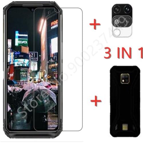 3-in-1 Case + Camera Tempered Glass On For Doogee S95 Pro Screen Protector Glass For Doogee S95 2.5D 9H Phone Glass