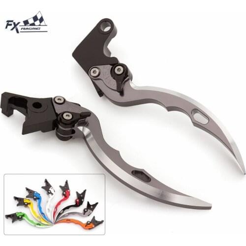 CNC Knife Blade Motorcycle Brake Clutch Levers Adjustable Aluminum For Yamaha MT10 MT09 MT07 FZ07 FZ09 FZ10 MT-09 2016 - 2018