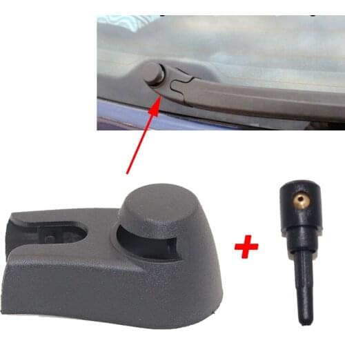 Rear Windscreen Wiper Nut Cover Cap Washer Nozzle Jet For Seat Altea 4 XL Freetrack Leon Toledo Ibiza 2006 2007 2008 2009