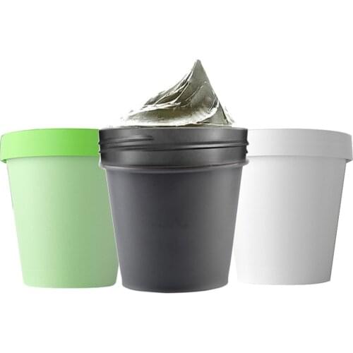 12pcs 200ml Leakproof Cosmetic Pot Jars with Inner Liners Mask Container DIY Slime Making Travel Storage Cosmetics BPA Free