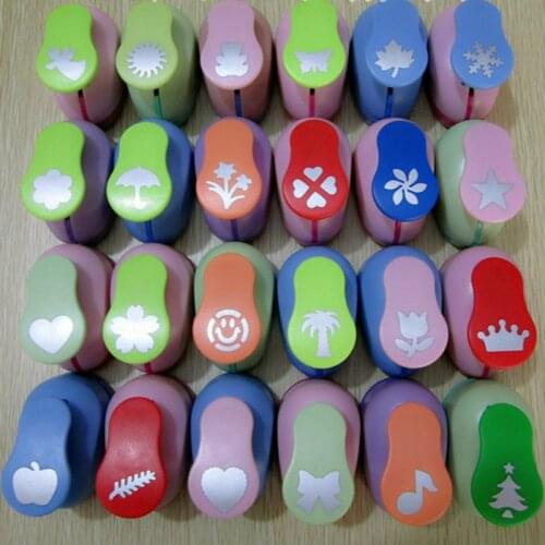 Tuba Type Embossing Hit Floral Graph Paper Cutter Hole Craft Punch Furador Cortador De Eva Scrapbooking Tools, Picture 2.3-2.5cm