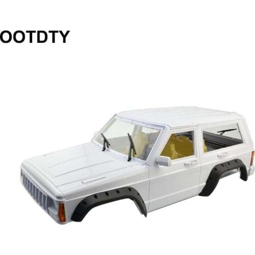 Hard Plastic Wheelbase Cherokee Body Car Shell 1/10 RC Crawler Axial SCX10 & SCX10 II 90046 90047 TRX4 Kit
