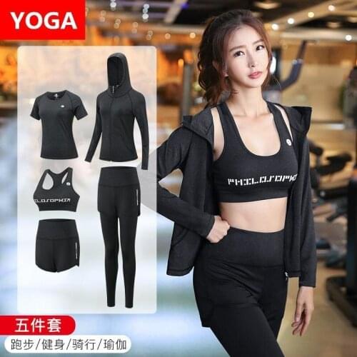 Two Piece Set Women Yoga Yoga Clothes Womens Spring Summer Sports High Red Fashion Running Conjuntos De Mujer Ensemble Femme