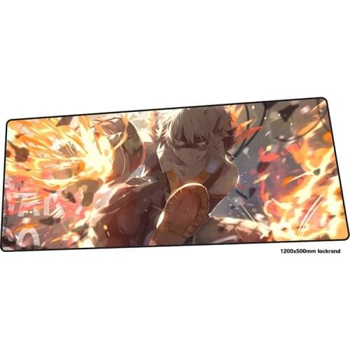 My Hero Academia mouse pad 1200x500mm mousepads locked edge gaming mousepad gamer New arrival large mouse pads keyboard pc pad