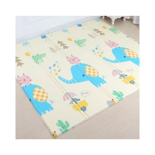 Baby crawling mat thickened and foldable household multifunctional double-sided childrens play mat baby crawling mat xpe