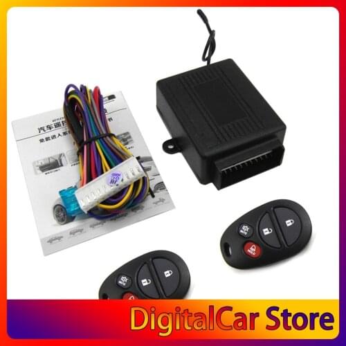 M602-8199 Remote Control Central Locking Kit For Toyota Car Door Lock Keyless Entry System With Trunk Release Button