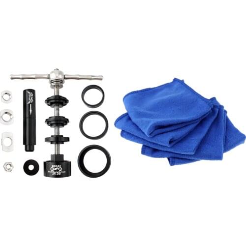 Upgraded Bike Bottom Bracket Bearing Press BB Tool with Bicycle Clean Towel