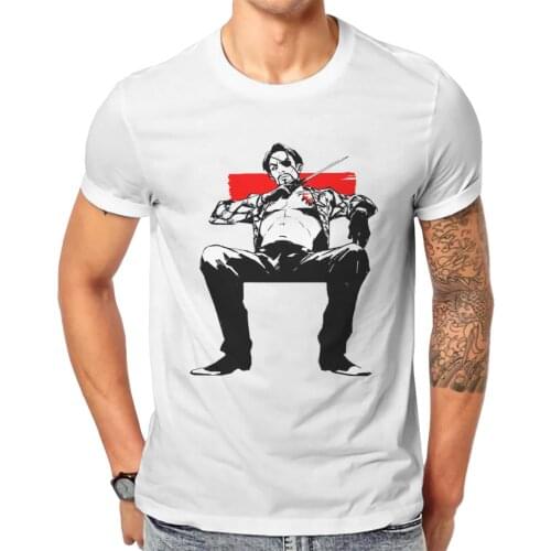 Men Yakuza Kiwami Kazuma Kiryu Yumi Game T-Shirts Funny Tops Goro Majima Pure Cotton Tees Harajuku TShirt