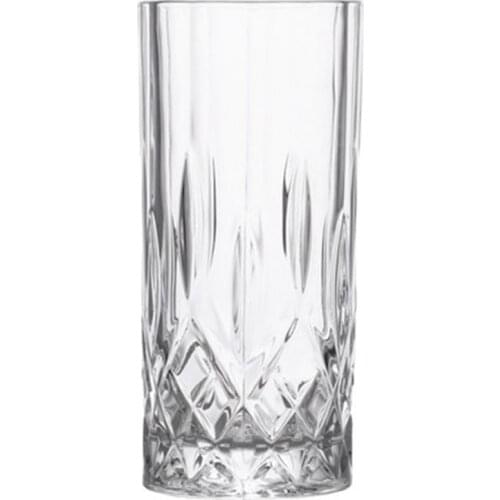 Crystal Orchestra Cut Glass Highball Cocktail Glasses Tumblers Set