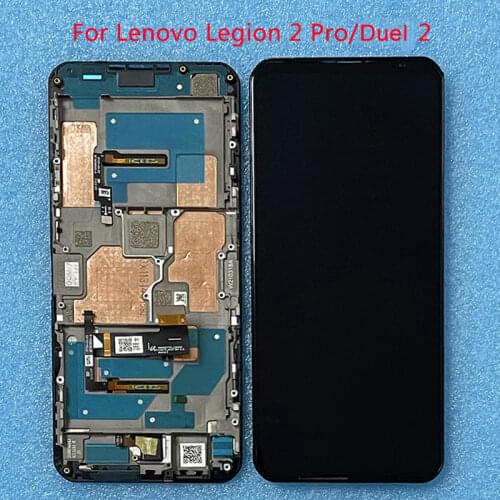 Original 6.92" For Lenovo Legion 2 Pro 2Pro LCD Amoled Display Touch Screen Digitizer Frame For Lenovo Legion2 Pro
