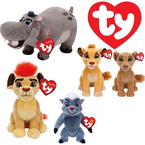 New 8 " 20 cm Ty Beanie Stuffed Plush Animals Doll The Lion King Simba Soft kids doll Young Simba Big Eye Toys Birthday Gift
