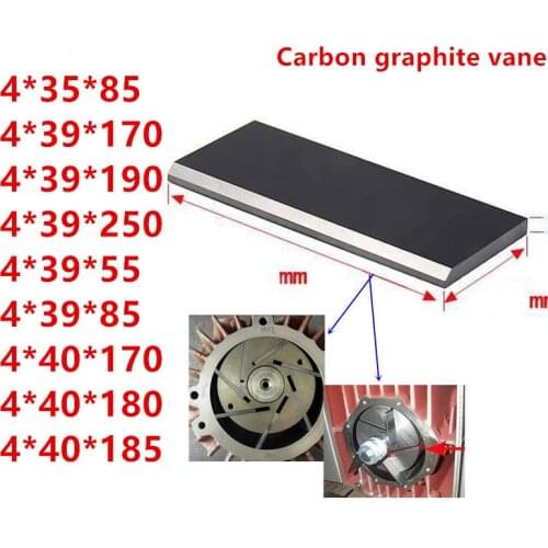 Supply all sizes becker graphite carbon vane for pump graphite blade