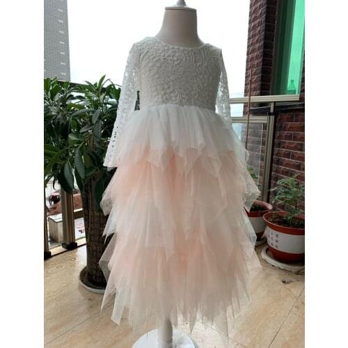 Retail ! Girls summer lace tutu long princess dresses , tutu dresses for girls , girls dresses , BBJ001