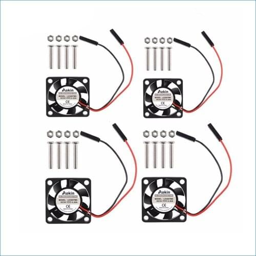 S ROBOT For Raspberry Pi 3 4 Fan Small Computer Fan Cooling Fan 30x30x7mm Brushless CPU Cooling Fan RPI136