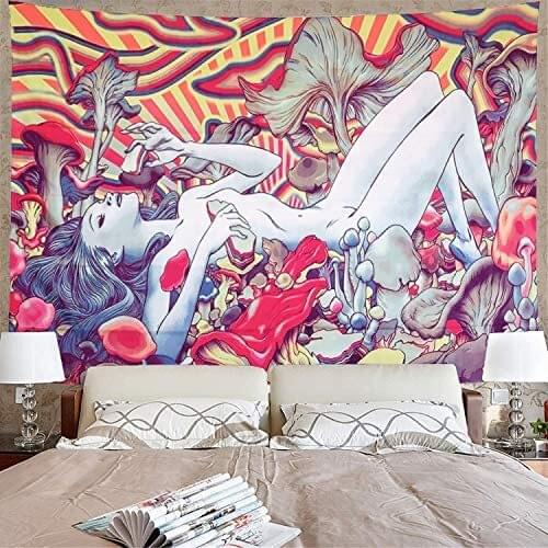 Sexy Naked Women Tapestry Wall Hanging for Bedroom Living Room Apartment Home Decor Decoration Mural Aesthetic Room Decor Tapiz