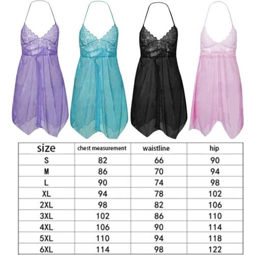 Womens Sexy Lace V Neck Nightdress Lingerie Sleepwear Babydoll Nightgown Pink