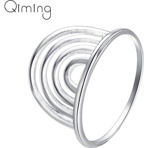 Indian Style Geometric Rings For Women Ladies Cheap Jewelry Accessories Vintage Finger Ring Birthday Party Gift