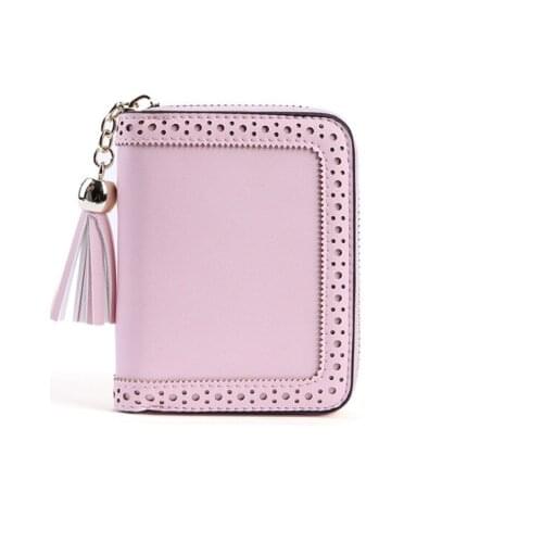 Women Tassel Lady Leather Clutch Wallet Card Coin Bag PU Purse Handbag