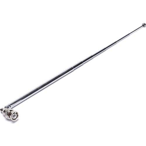 1 X Telescopic Antenna Q9 BNC Connector 360 Degrees 765mm Telescopic Antenna Q9 BNC Connector Portable FM Radio Scanner Hot