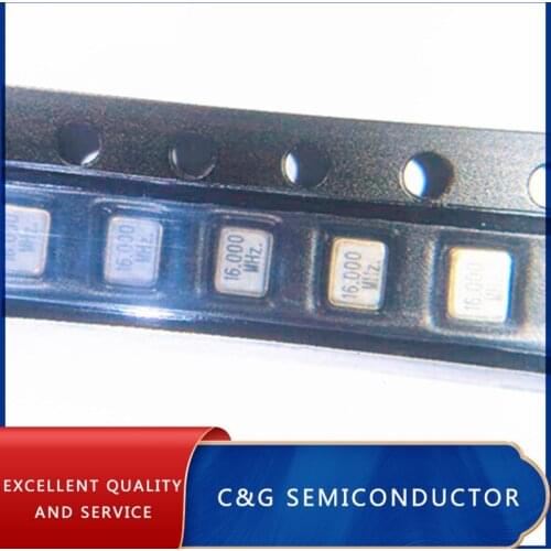 10pcs 2025 2520 4pin 16M 16MHZ 16.000MHZ passive SMD crystal oscillator / resonator
