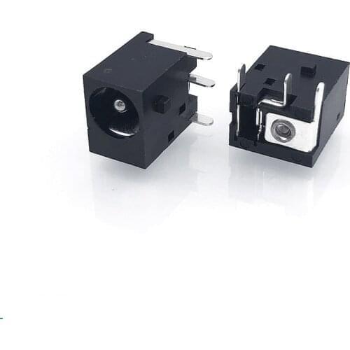 10PCS DC Power Socket DC-044 5.5 * 2.1 / 2.5mm DC044 DC Power Socket Female 3 Pin Horizontal