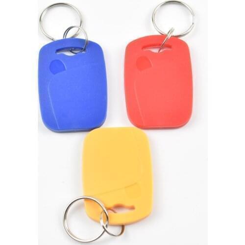 10pcs/Lot 125Khz Proximity RFID EM4305 T5577 Smart Card Read and Rewriteable Token Tag Keyfobs Keychains Access Control