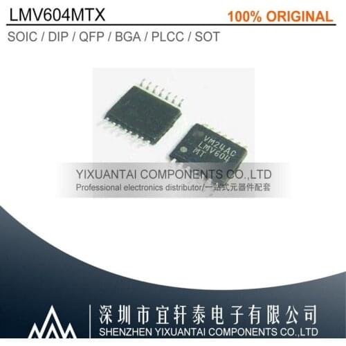 10pcs/lot 50pcs/lot 100pcs/lot Free shipping 100% original LMV604MTX LMV604MT LMV604 TSSOP